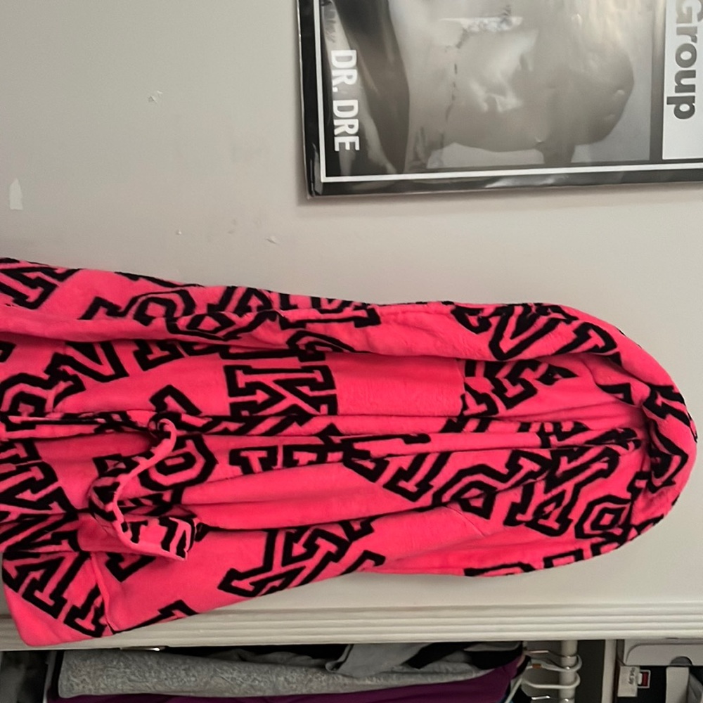 A pink robe